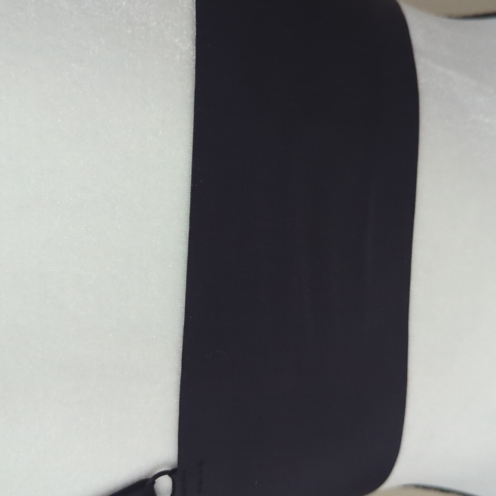 Sophia Ruched Padded Wireless Bra LARGE Black Pullover - Picture 14 of 15